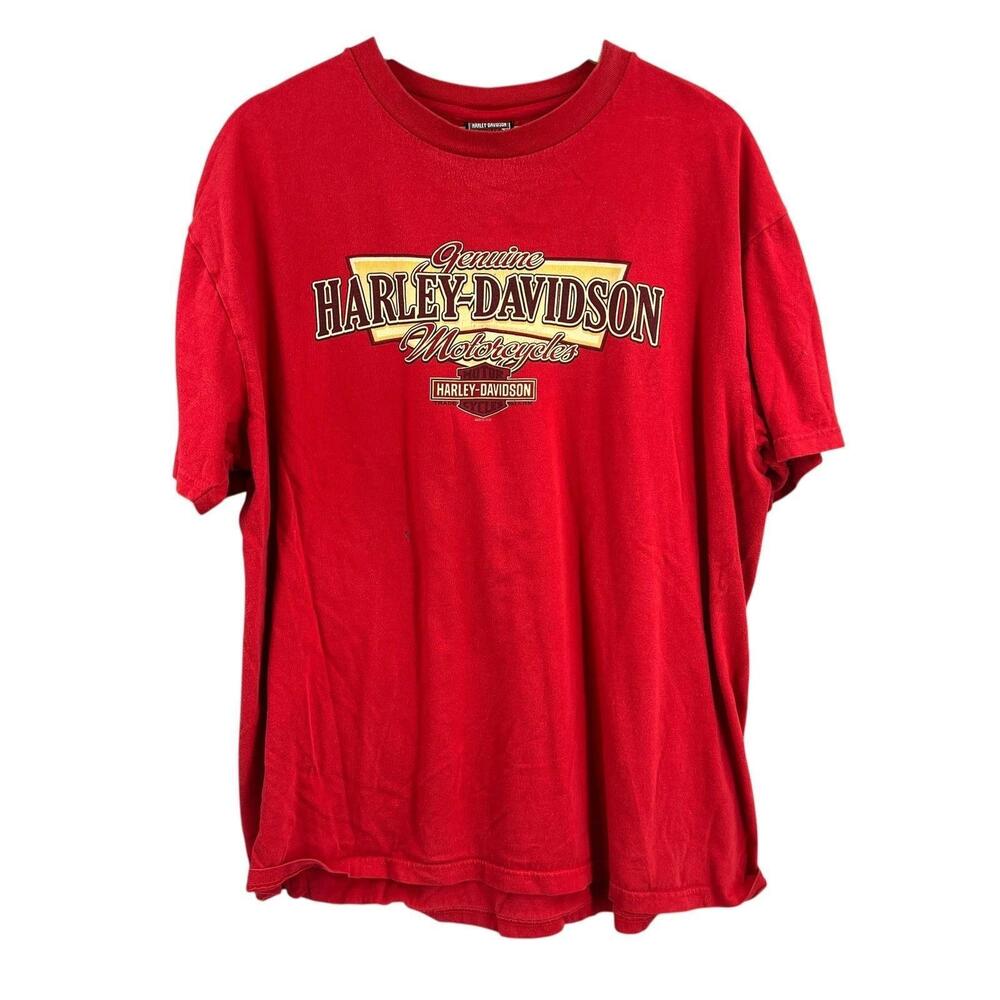 Harley Davidson Motorcycles Red T Shirt Mens Xl Phoenix Oregon Graphic Tee
